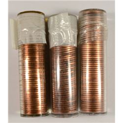 (3) 1956 LINCOLN CENTS CH BU