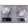 Image 2 : 2005 & 2007 AMERICAN SILVER EAGLE PCGS MS69