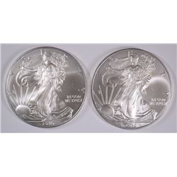 2 - 2010 AMERICAN SILVER EAGLE, GEM BU