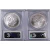 Image 2 : 2 - 2007 AMERICAN SILVER EAGLES PCGS MS69