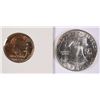 Image 2 : 1938-D BUFFALO NICKEL BU & 1963 -D FRANKLIN HALF BU
