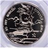 Image 2 : 1993 RUSSIA 3 ROUBLES Battle of Kursk SILVER COMMEM PCGS PR68 DCAM
