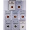 Image 1 : SLAB LOT; 2000-S DIME PCGS PR69DC, 1995-D DIME MS66, 1948D DIME NGC MS66 FT