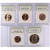 Image 4 : MISC SLAB LOT; 5-INDIAN HEADS, 5-DOLLAR COINS, 7-NICKELS & 14-CENTS
