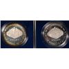Image 2 : 2 - 1987 PROOF CONSTITUTION SILVER DOLLARS / BOX / NO COA