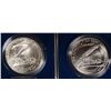 Image 1 : 2 - 1987 BU CONSTITUTION SILVER DOLLARS / BOX / NO COA'S