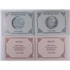 Image 3 : 4 - WASHINGTON COMMEM HALF DOLLAR LOT w/BOX & COA, 2-BU & 2- PROOF