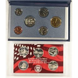 2 - PROOF SETS; 2005 SILVER QTR PROOF & 1995 CANADA PROOF SPECIMEN SET