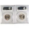 Image 2 : ( 2 ) PCGS GRADED WASHINGTON QUARTERS: 1974 MS-65 & 1977-D MS-66