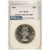 Image 1 : 1962 CANADIAN SILVER DOLLAR, PCI MS-66