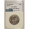 Image 1 : 1921 ALABAMA 2x2 COMMEMORATIVE HALF DOLLAR, PCI MS-66  RARE!!!