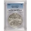 Image 1 : 2003 AMERICAN SILVER EAGLE, PCGS MS-70! PERFECT!