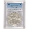 Image 1 : 2004 AMERICAN SILVER EAGLE, PCGS MS-70!