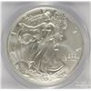 Image 2 : 2005 AMERICAN SILVER EAGLE, PCGS MS-70 RARE LISTS IN PCGS PRICE GUIDE AT $700.00