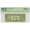 Image 1 : 2009 $1 FEDERAL RESERVE NOTE (MAJOR MINT ERROR-FULL FACE TO BANK OFFSET) PCGS 40