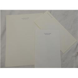 WHITE HOUSE OFFICIAL STATIONERY