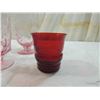 Image 3 : LOT 6 SENECA DRIFTWOOD CRINKLE GLASS TUMBLERS & RE