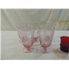Image 4 : LOT 6 SENECA DRIFTWOOD CRINKLE GLASS TUMBLERS & RE