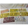 Image 2 : LOT 8 VINTAGE WISCONSIN LICENSE PLATES