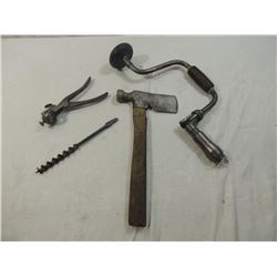 LOT 4 VINTAGE HAND TOOLS