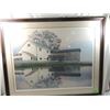 Image 2 : 41X33 FRAMED SIGNED & NUMBERED COUNTRY PRINT