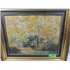 Image 2 : 19X24 AUTUMN TREES PAINTING FRAMED