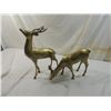 Image 1 : LOT 2 VINTAGE BRASS DEER