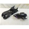 Image 2 : LOT 2 VINTAGE BATMAN BATMOBILE & PLANE
