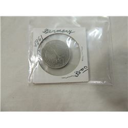 1961 GERMAN COIN