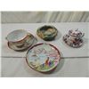 Image 1 : LOT 6 VINTAGE ORIENTAL DISHES, CUPS, PLANTER