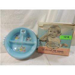 HANKSCRAFT FOOD WARMER BABY DISH