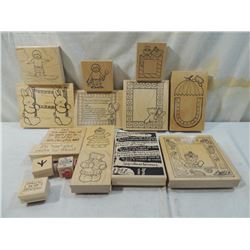 LOT 16 MISC CRAFT STAMPS