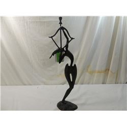 SIGNED BRONZE SCULPTURE