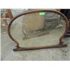 Image 1 : LARGE ANTIQUE DRESSER TOP MIRROR