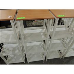 SMALL MEDIA SHELF/ PLANT STAND