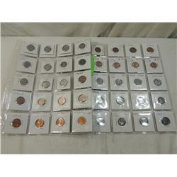 LOT 43 MIXED DATE PENNIES