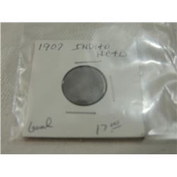 1907 INDIAN HEAD PENNY