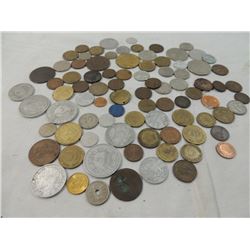 SMALL BAG MISC FOREIGN COINS
