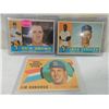 LOT 3 1960 BASEBALL CARDS: BROWN, STRIKER, DONOHUE