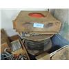 Image 1 : LOT 2 WIRE CABLE SPOOL & BOX