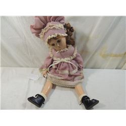 VINTAGE COMPOSITION TODDLER DOLL