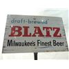 Image 3 : VINTAGE BLATZ BEER SIGN STATUE SKATER