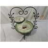 Image 1 : HOME INTERIORS CHIPS & DIP SERVING STAND