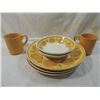 Image 1 : LOT 8 VINTAGE DISHES, BOWLS, CUPS