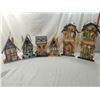 Image 1 : LOT 6 MISC BIRD HOUSES DECORATIVE BIRD HOUSES