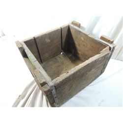 WOODEN BALL CRATE