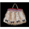 Image 1 : Tsimshian Deerskin Bag with Embroidered Design and Decorated with Deer Hooves - A.M.D. Fairbairn Col