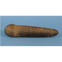 Northwest Coast Stone Phallic Shaped Maul 10 7/8" L. 2 1/2" W.
