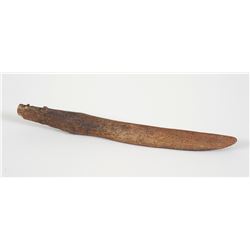 Early Inuit Whalebone Implement 16" L.  Good Condition NOT ALLOWED TO SHIP OUTSIDE CANADA