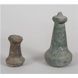 Nipple Top Maul 6 1/2" H. and a Small Hand Maul 3 3/4" H.
